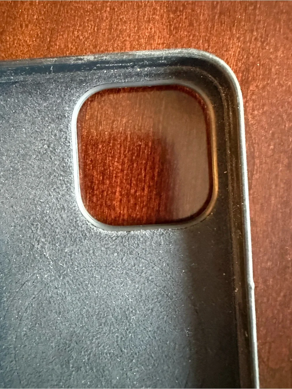 Apple Black Leather iPhone Case with Apple Logo - iPhone 13 Pro